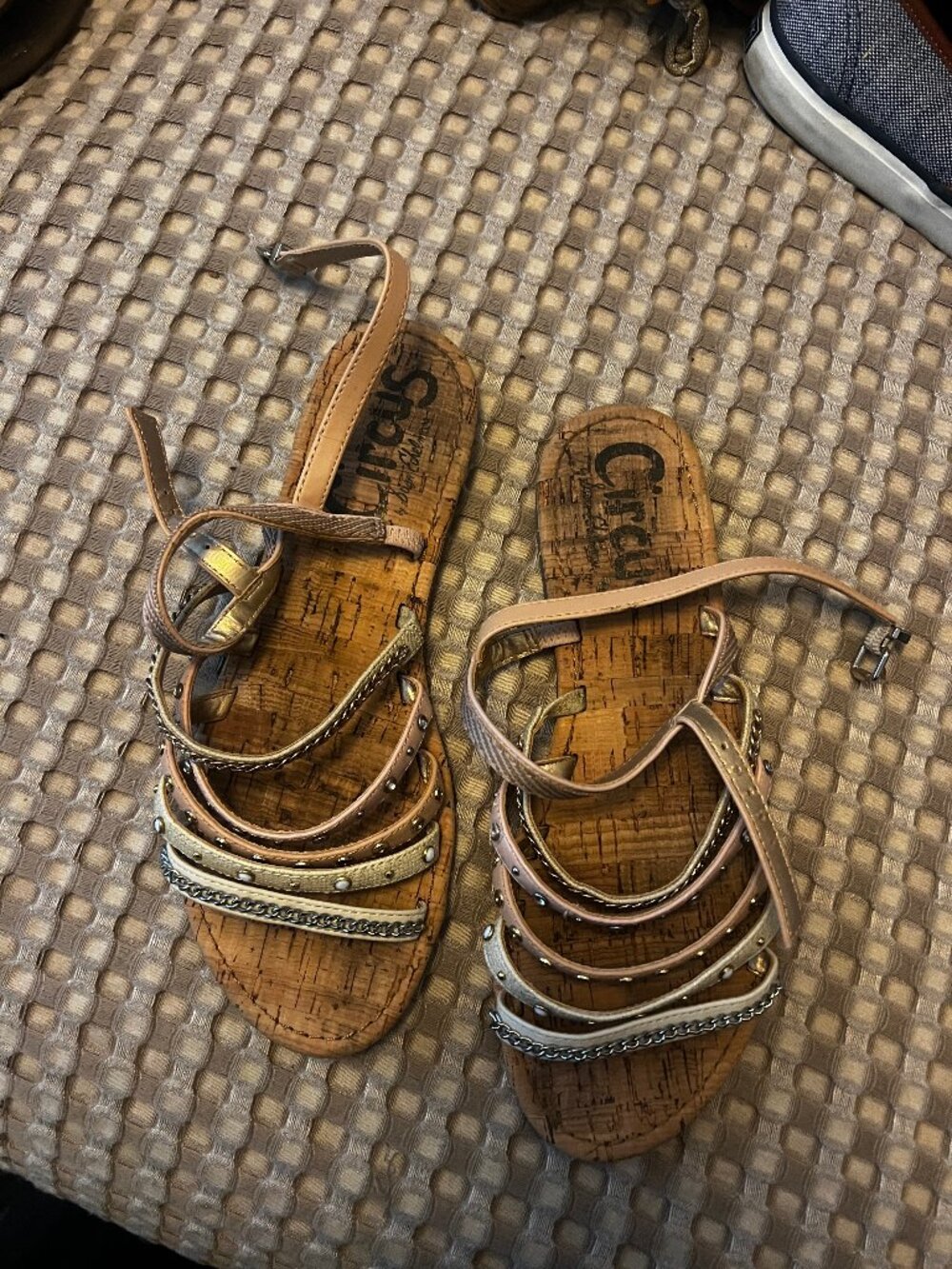 Circus by: Sam Edelman, Size 8.5 Pink & Gold Sandals